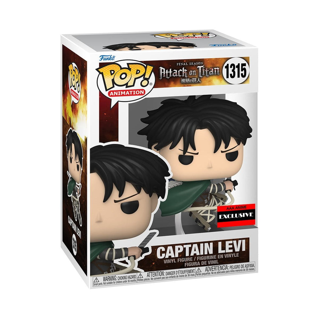 Funko Pop Animation: Attack on Titan - Captain Levi AAA Anime Exclusive