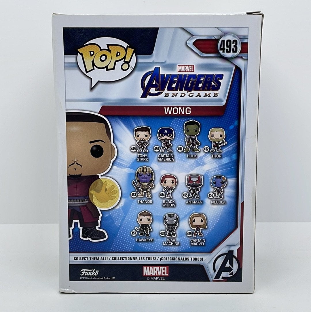 Pop Marvel 3.75 Inch Action Figure Avengers Endgame - Wong #493 Exclusive