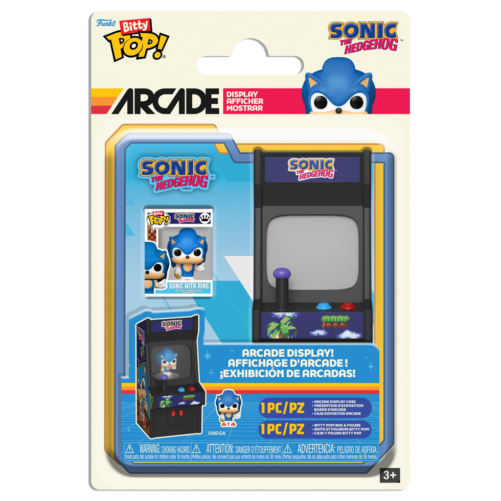 Funko Bitty POP Arcade: Sega Sonic Arcade with Sonic the Hedgehog Bitty POP
