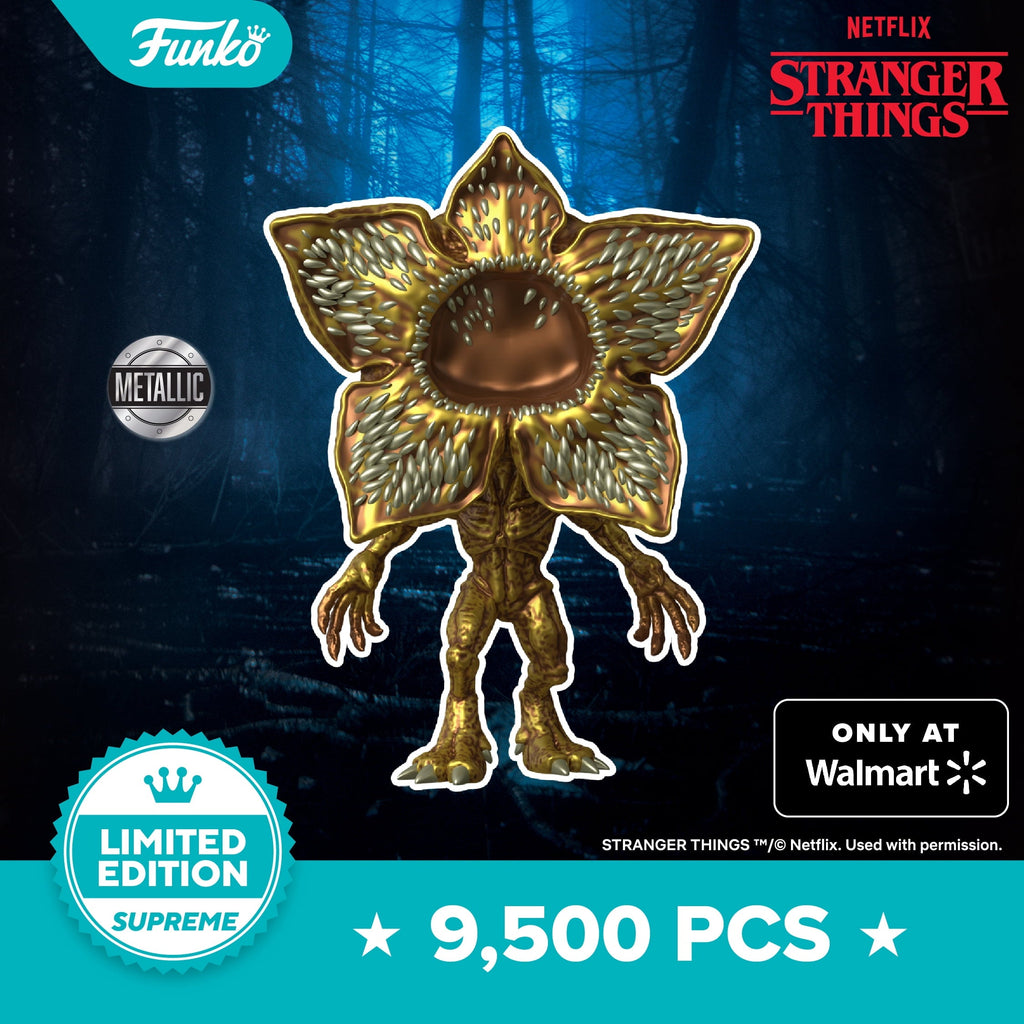 Funko POP! Supreme: Stranger Things - Gold Demogorgon Limited Edition Collectible Vinyl Figure
