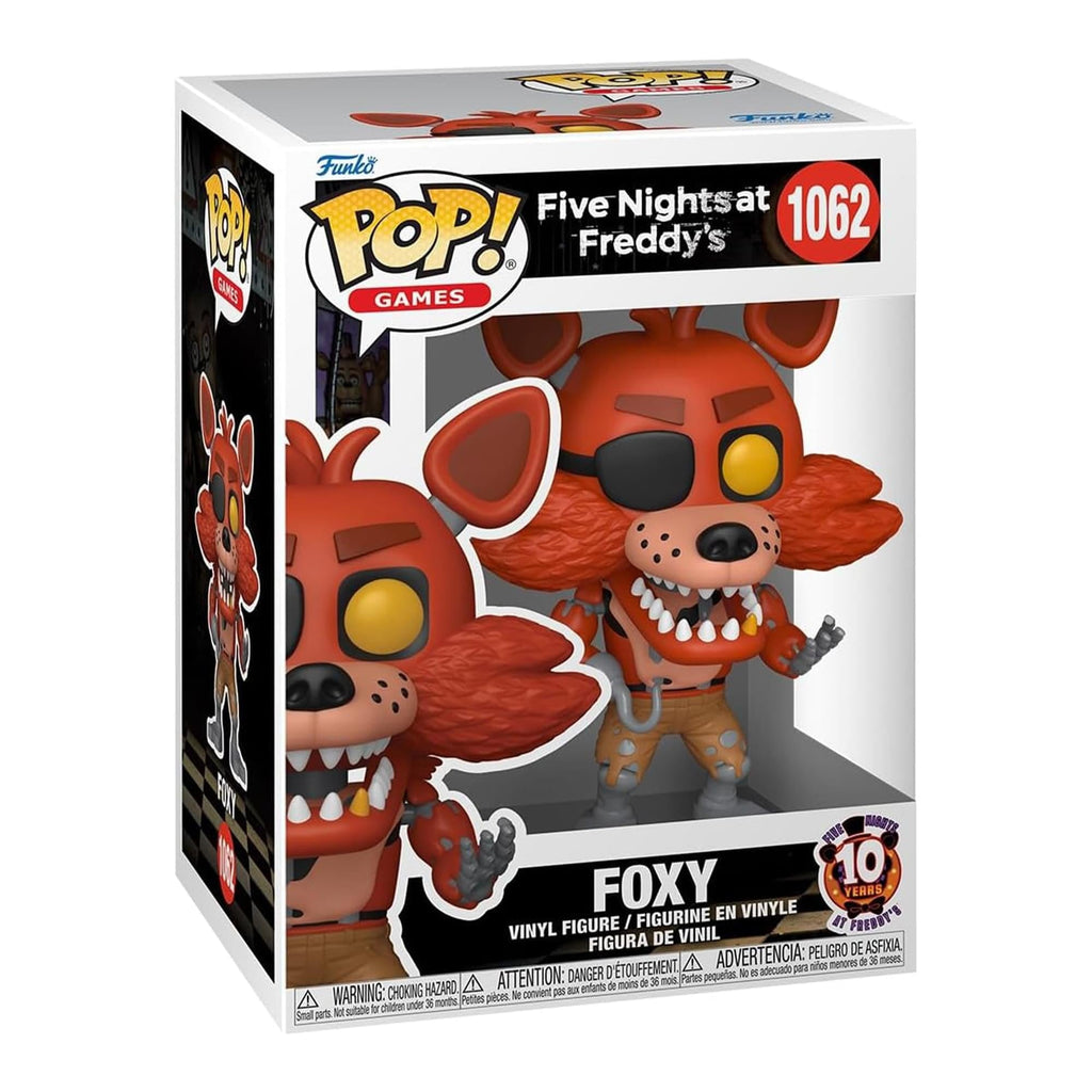 Funko Pop Games Five Nights at Freddy's 1062 Foxy 10th Anniversary Figure