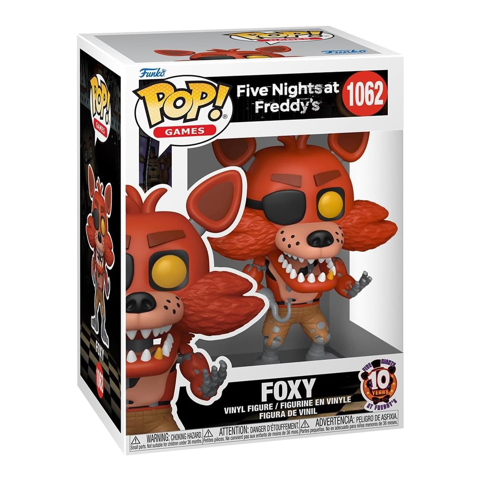 Funko Pop Games Five Nights at Freddy's 1062 Foxy 10th Anniversary Figure