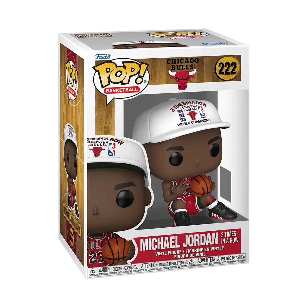 Funko POP NBA: Bulls- Michael Jordan (3x in a Row) Collectible Vinyl Figure
