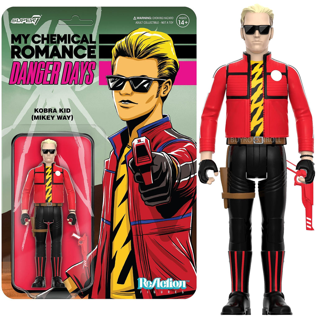 MCR Collectible Super7 Reaction Figure My Chemical Romance ReAction Wave 1 EX/NM