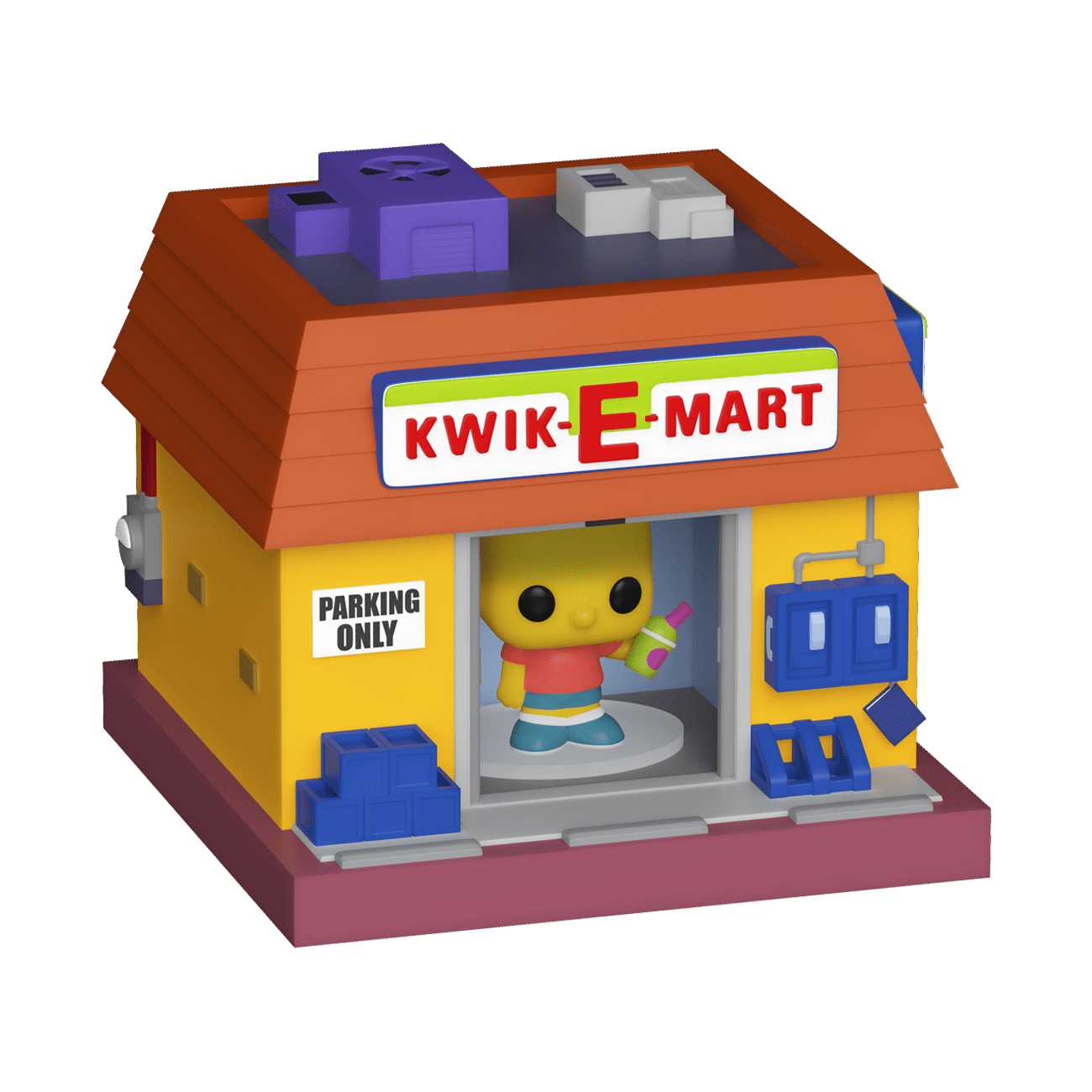 Funko Bitty POP! Town: The Simpsons - Kwik-E-Mart Town and Bart Simpson Collectible Vinyl Mini Figure