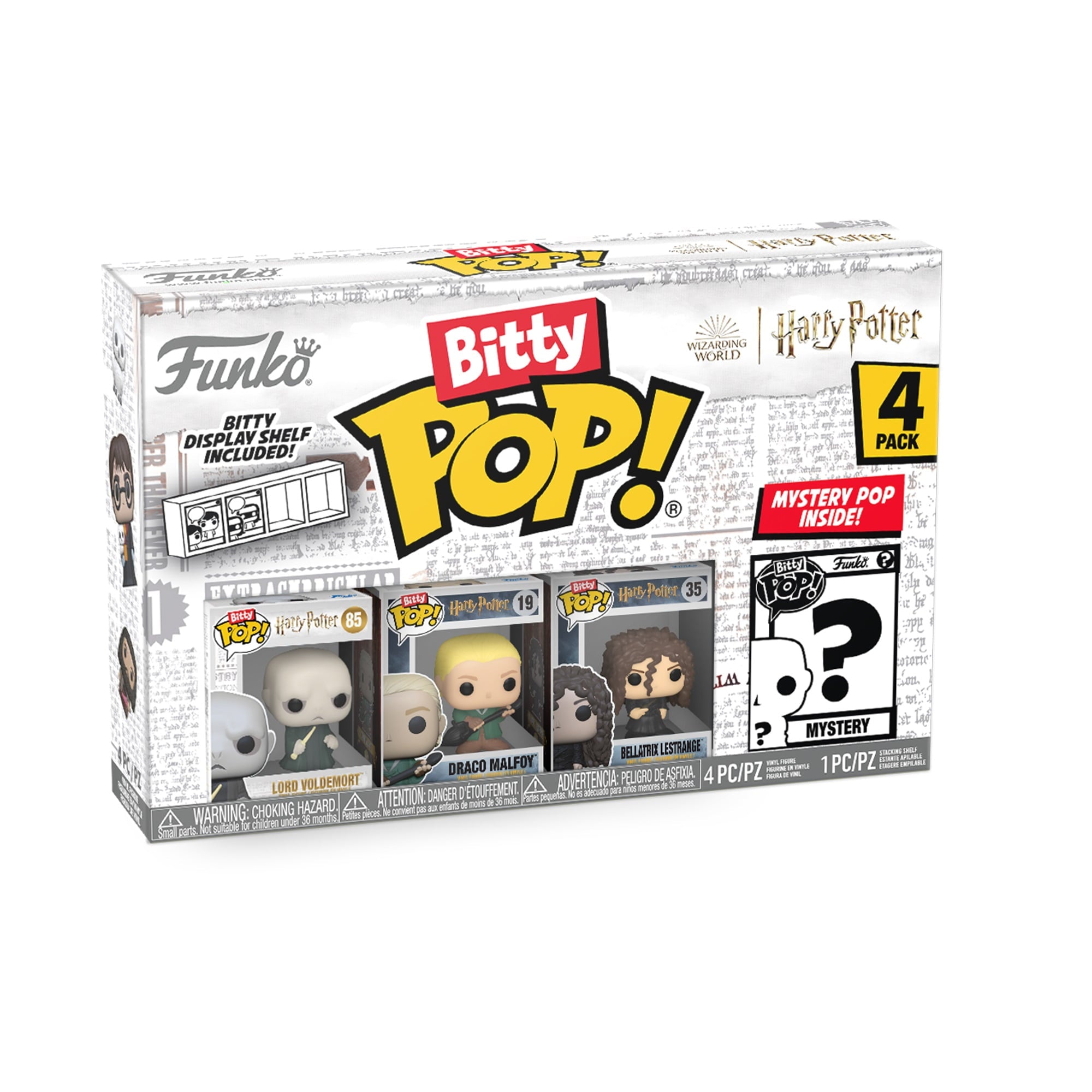 Funko Bitty POP! 4-Pack: Harry Potter - Harry Potter with Scarf Collectible Vinyl Mini-Figures