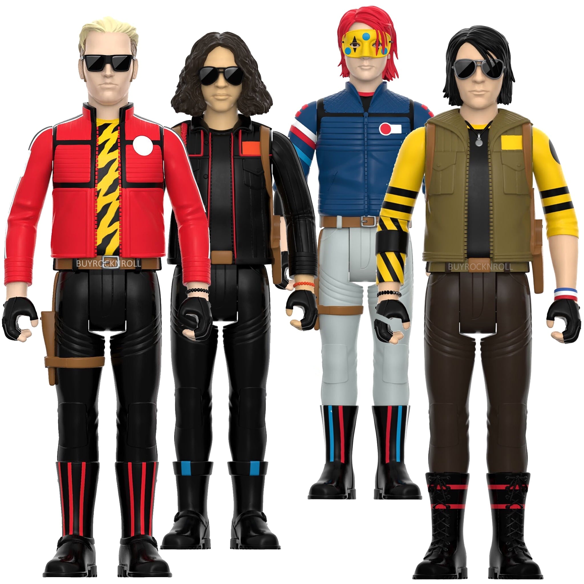 MCR Collectible Super7 Reaction Figure My Chemical Romance ReAction Wave 1 EX/NM