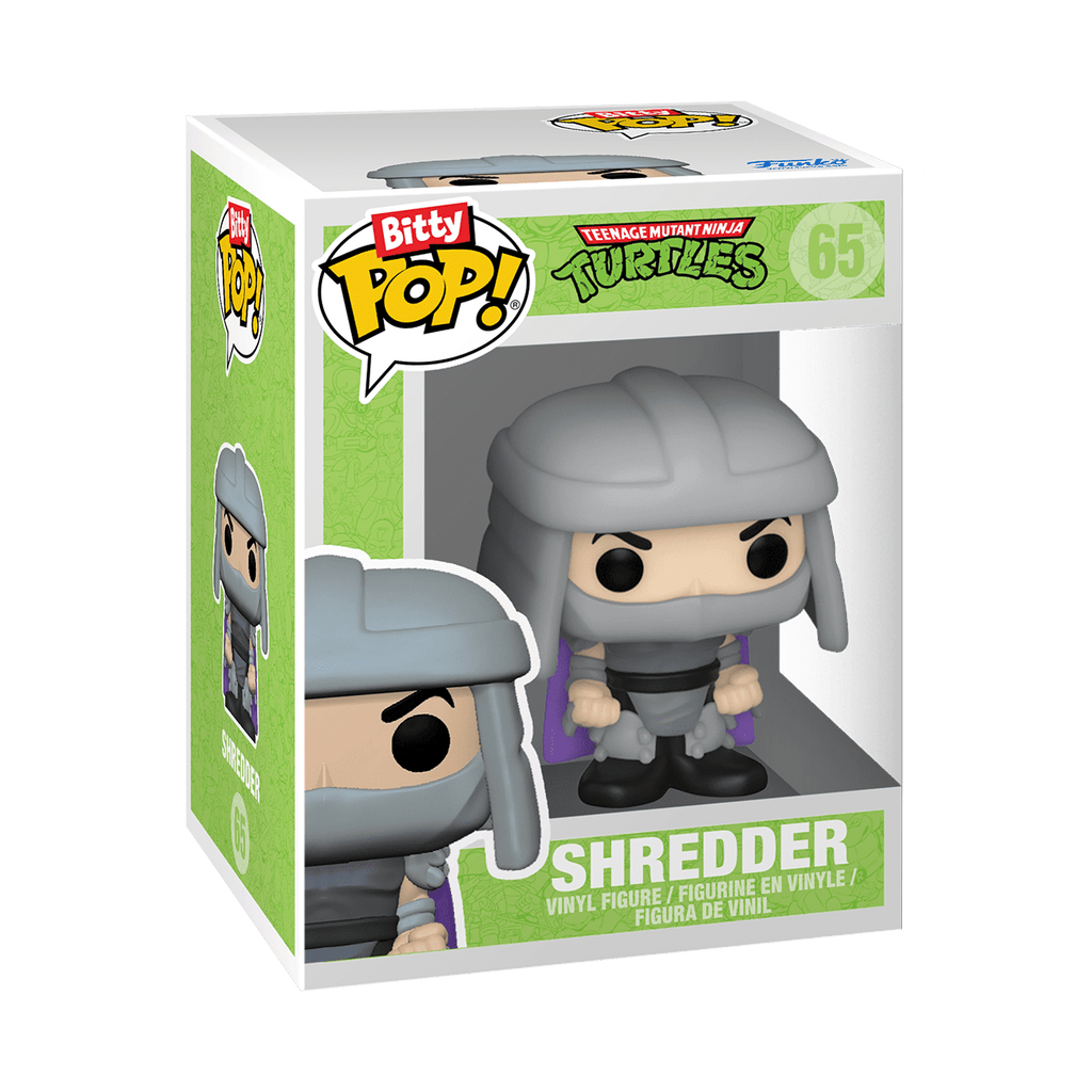 Funko Bitty POP! Paquete de 4: Teenage Mutant Ninja Turtles - Mini Figuras de Vinilo Coleccionables Shredder