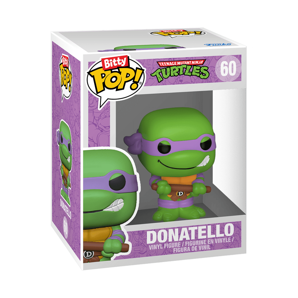Funko Bitty POP! Paquete de 4: Teenage Mutant Ninja Turtles - Mini Figuras de Vinilo Coleccionables Shredder