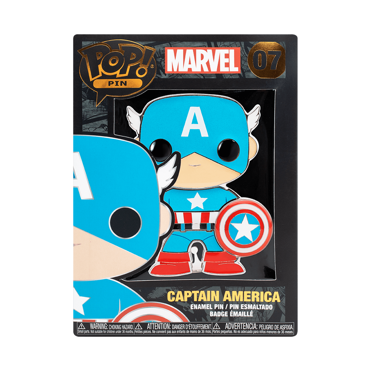 Funko POP! Pin: Marvel - Captain America