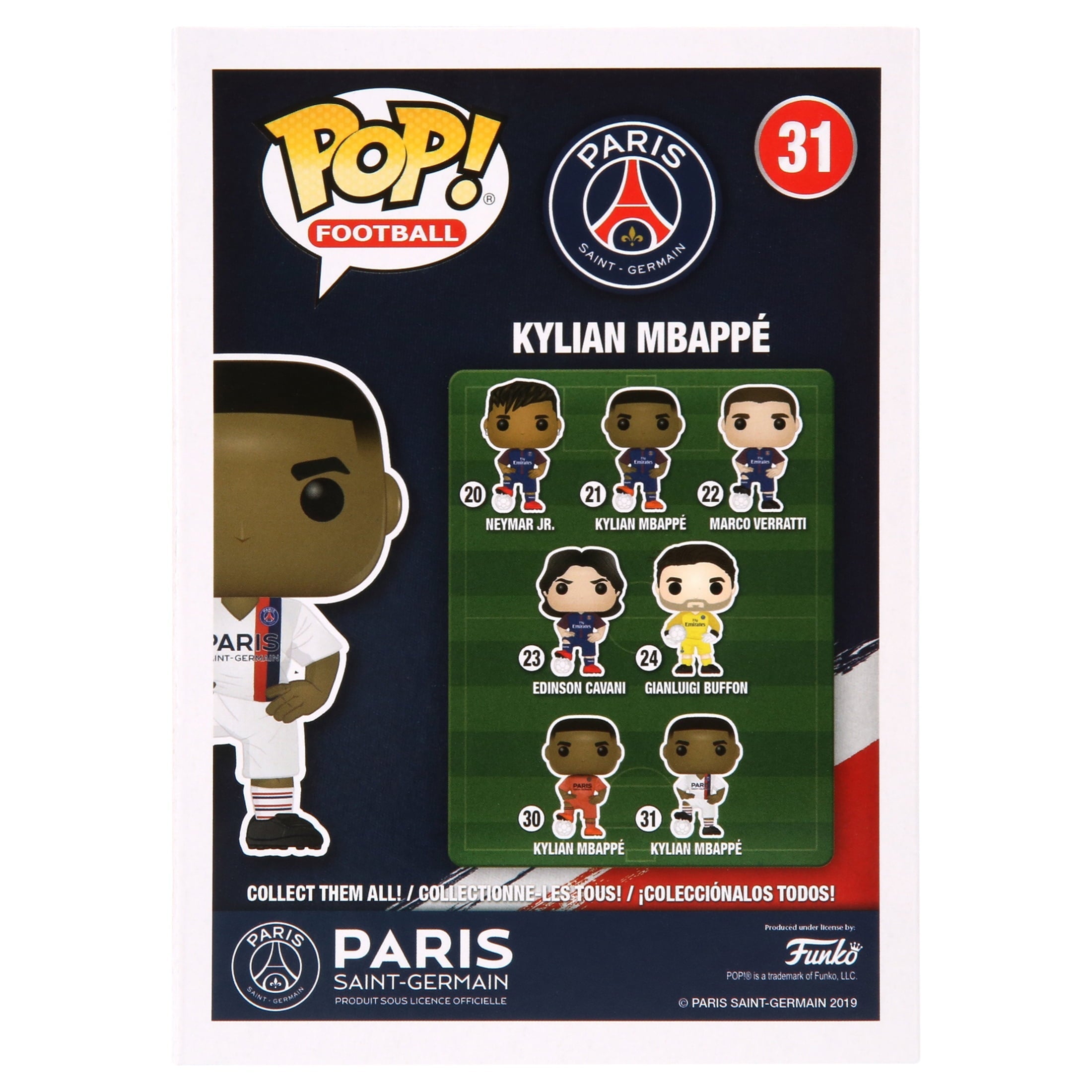 Funko Pop! Football: Paris Saint-Germain - Kylian Mbappe Vinyl Figure (3.75")