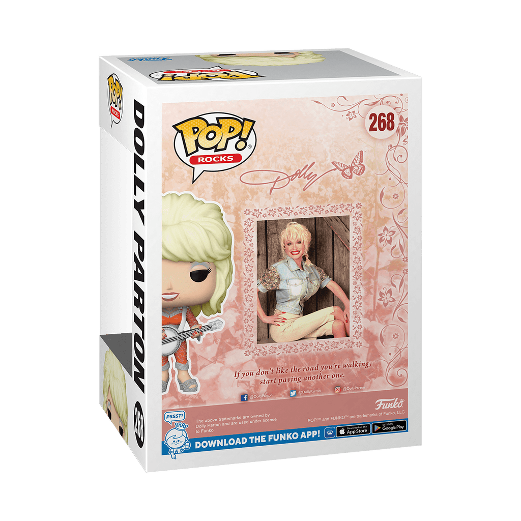 Funko Pop! Rocks Collectible Dolly Parton Vinyl Figure